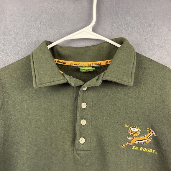 South African Rugby Pullover Sweatshirt Men Large Gazelle Vintage Football Union - Picture 8 of 11